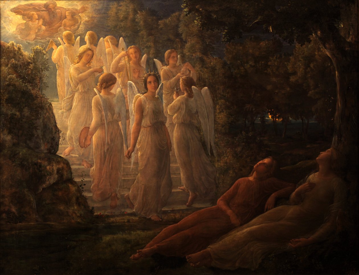 Sjelens dikt - De gylne trappene av Louis Janmot