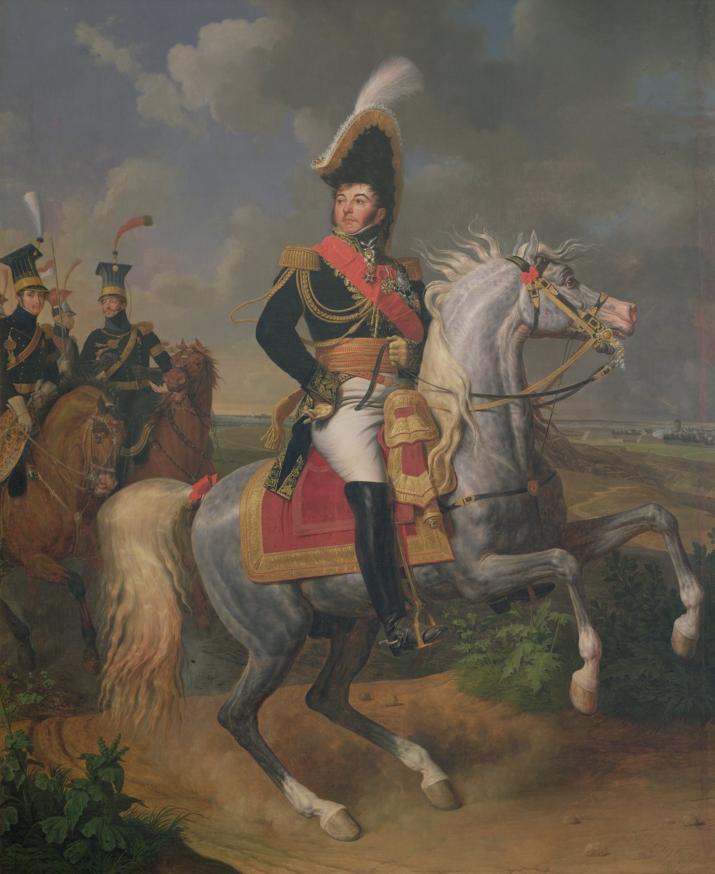 Ridesportrett av general Jean Rapp (1771-1821) 1816 av Louis Jean François Lagrenée