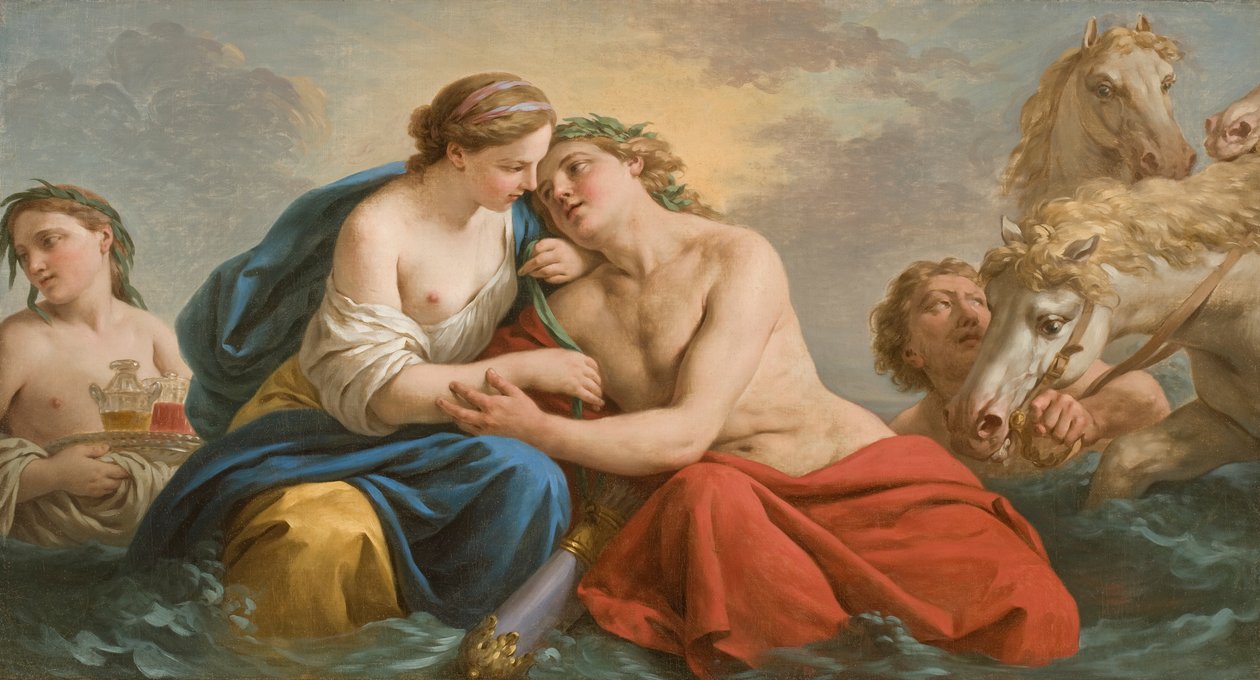 Solnedgang, 1772 av Louis Jean François Lagrenée