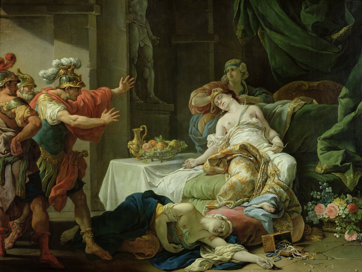 Kleopatras død, 1755 av Louis Jean François Lagrenée