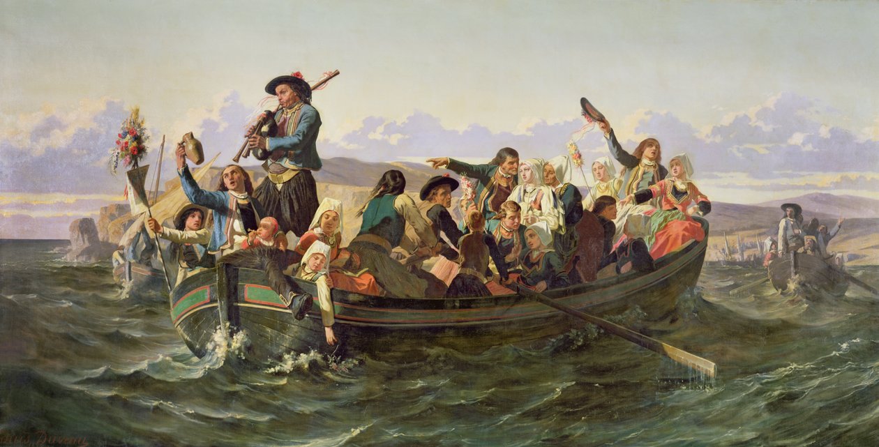 Retur fra benådningen ved Sainte-Anne-la-Palud av Louis Jean Noel Duveau
