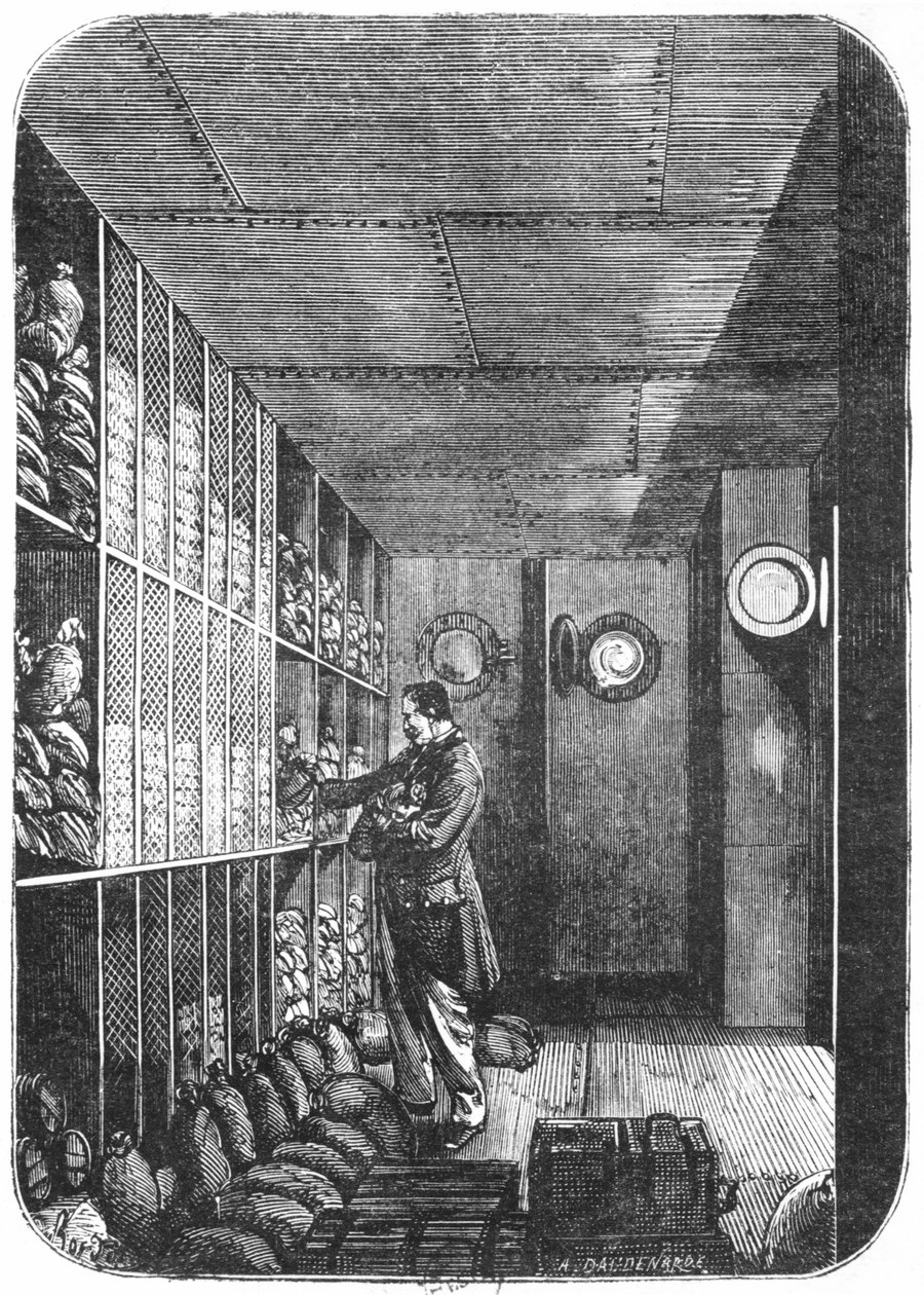 Safe ved Bank of France i Paris, 1897 av Louis Joseph Amedee Daudenarde