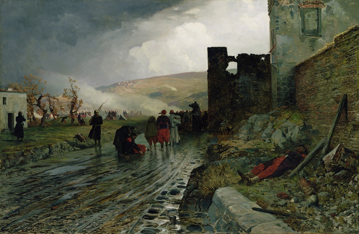 Transport av fanger etter fangsten av Metz i 1870, 1872 av Louis Kolitz