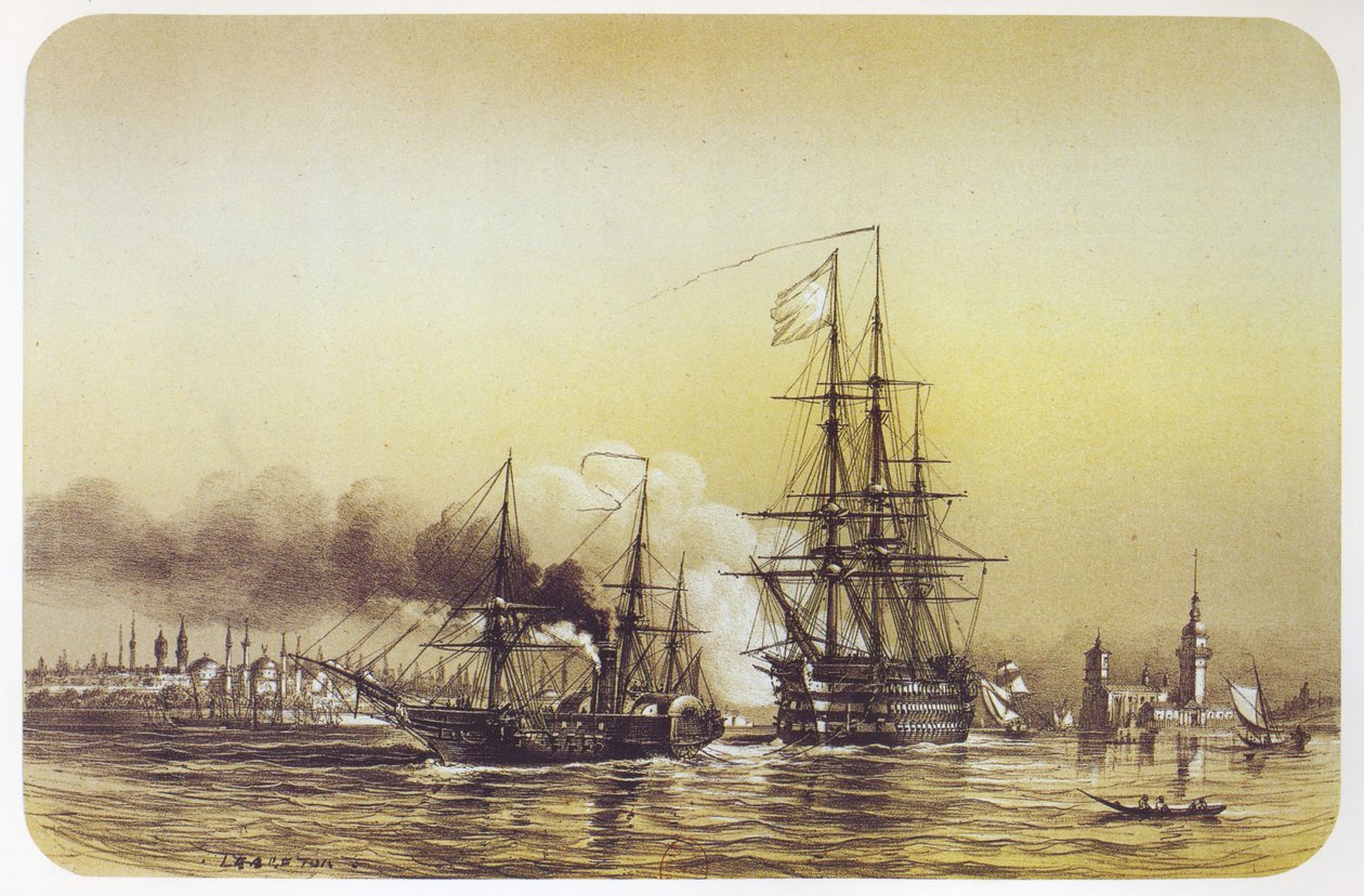 Friedland etter at hun strandet i Konstantinopel av Louis Le Breton