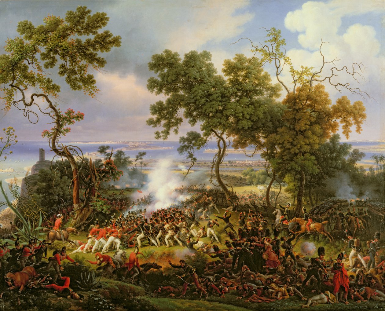 Slaget ved Chiclana, 5. mars 1811, 1824 av Louis Lejeune