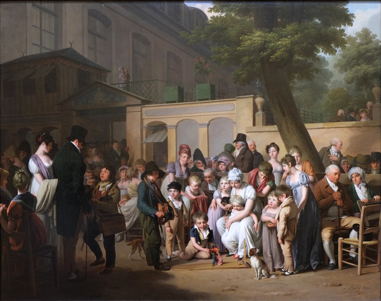 Inngang til Jardin Turc av Louis Leopold Boilly