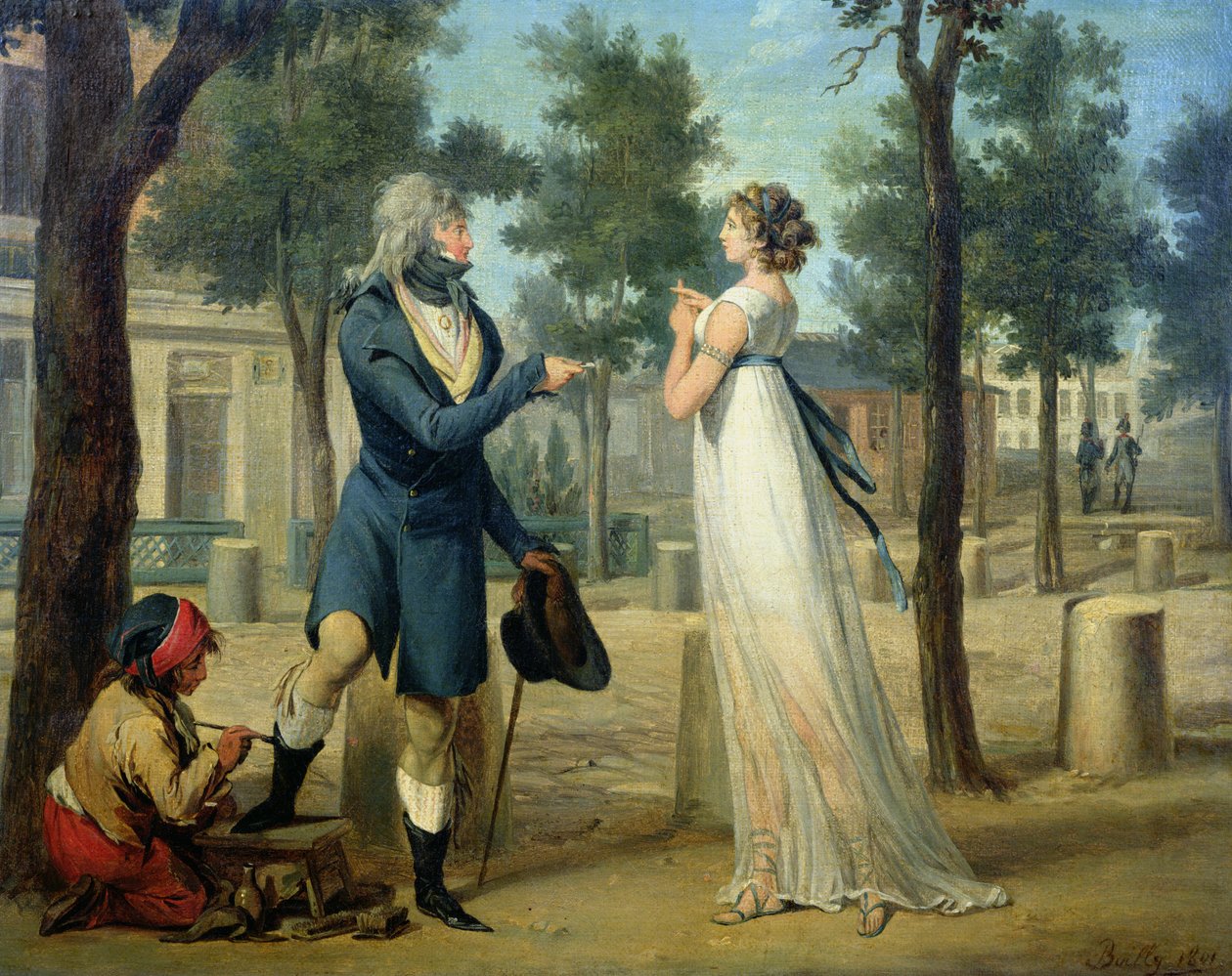 Utrolig og fantastisk i Paris, 1797 av Louis Leopold Boilly