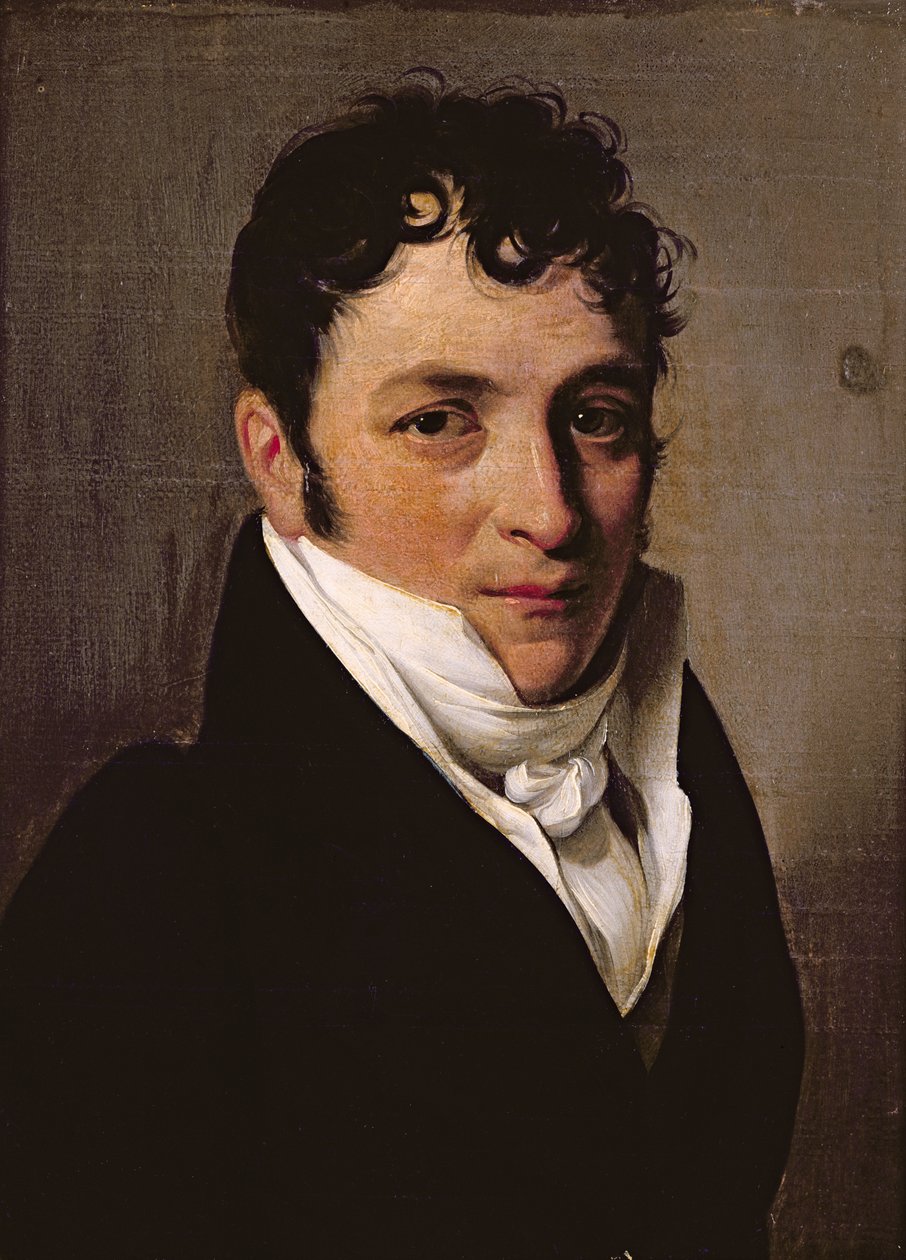 Portrett av en mann, antatt å være Pierre Jean Garat (1764-1823) av Louis Leopold Boilly