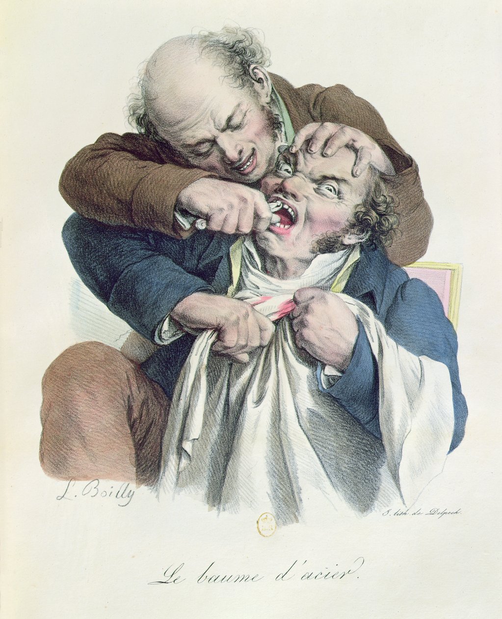 Stålbalsamen, gravert av Francois Seraphin Delpech (1778-1825) ca. 1826 av Louis Leopold Boilly