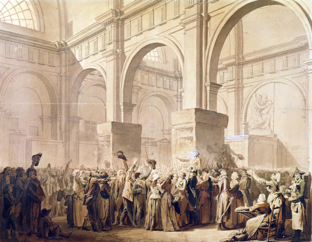 The Triumph of Marat (24. april 1793) av Louis Leopold Boilly