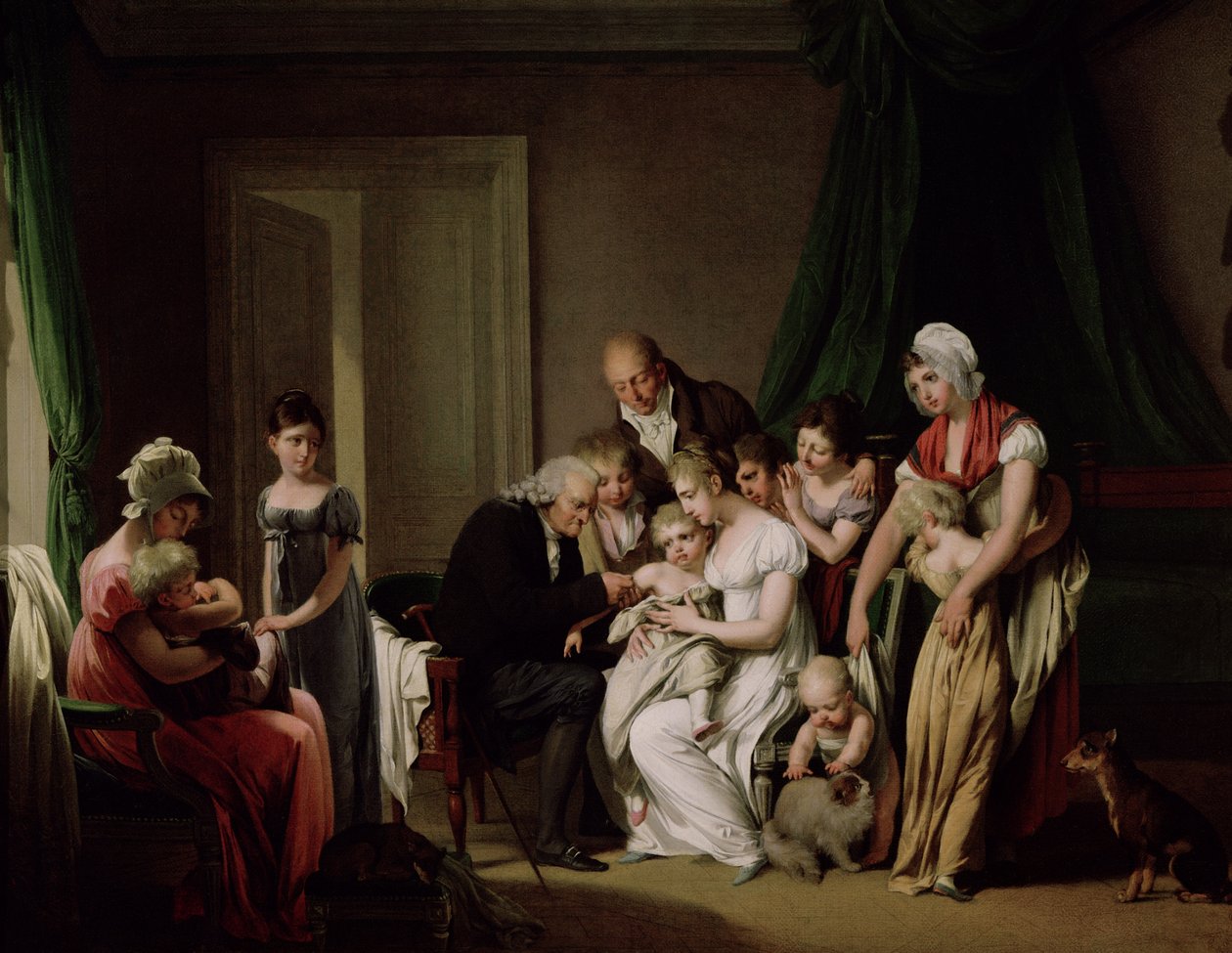Vaksinasjonen av Louis Leopold Boilly