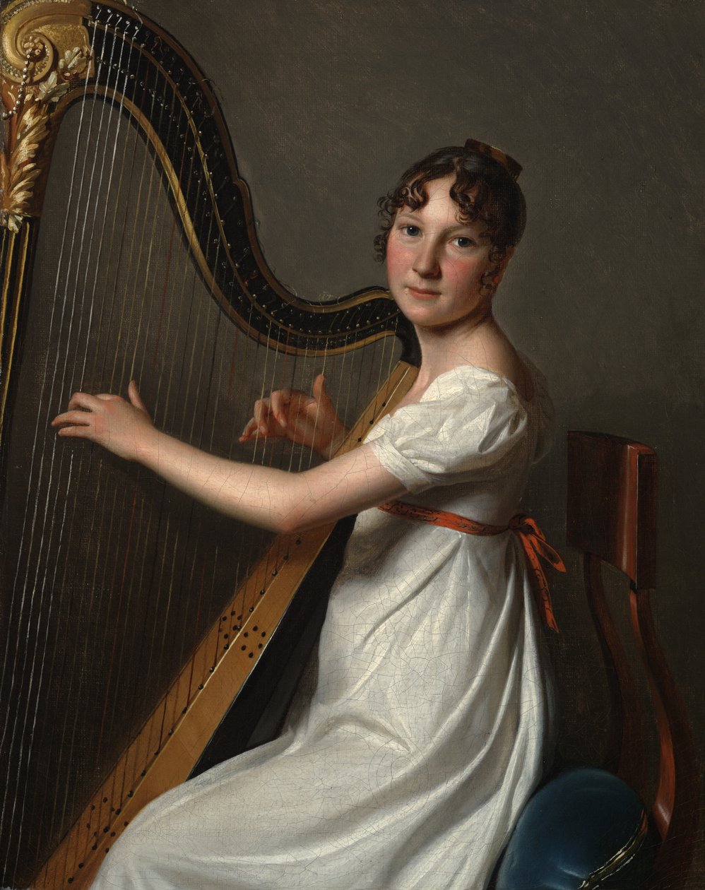 Den unge harpisten, ca. 1804–1806 av Louis Leopold Boilly