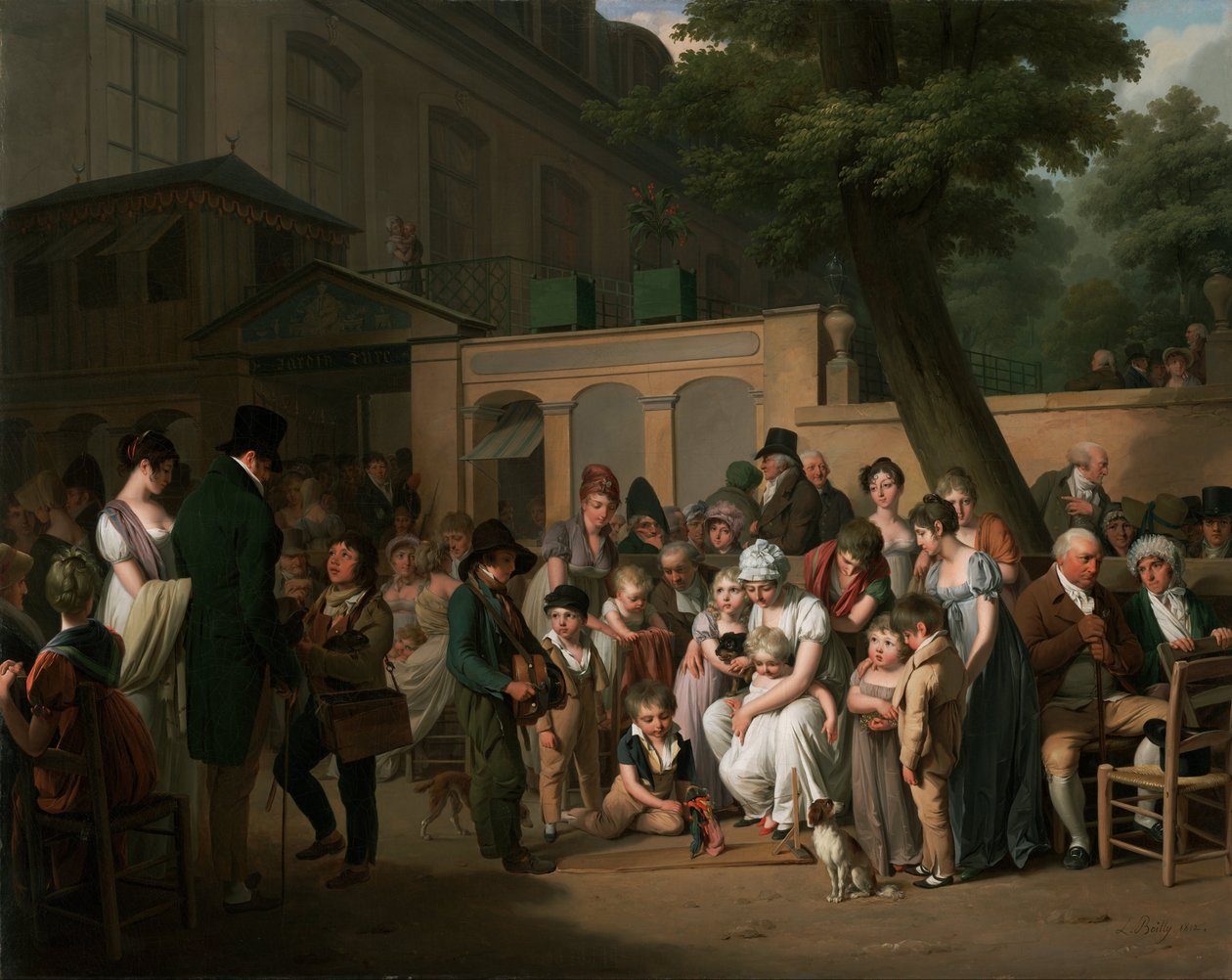 Inngang til Jardin Turc av Louis Leopold Boilly
