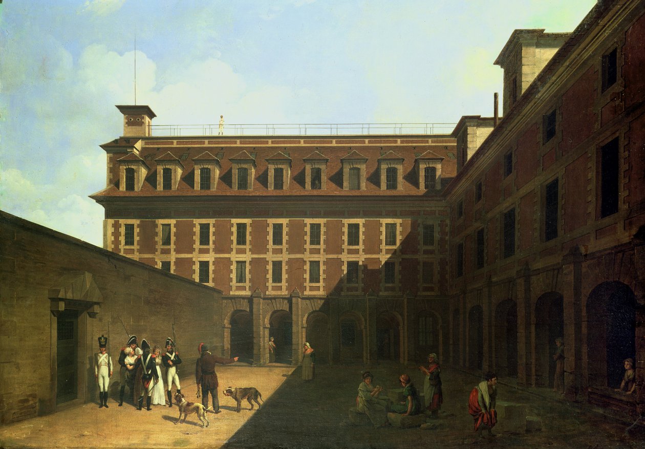 Prison des Madelonnettes av Louis Leopold Boilly