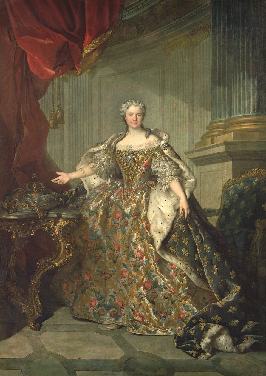 Portrett av Marie Leczinska (1703-68) av Louis Tocqué