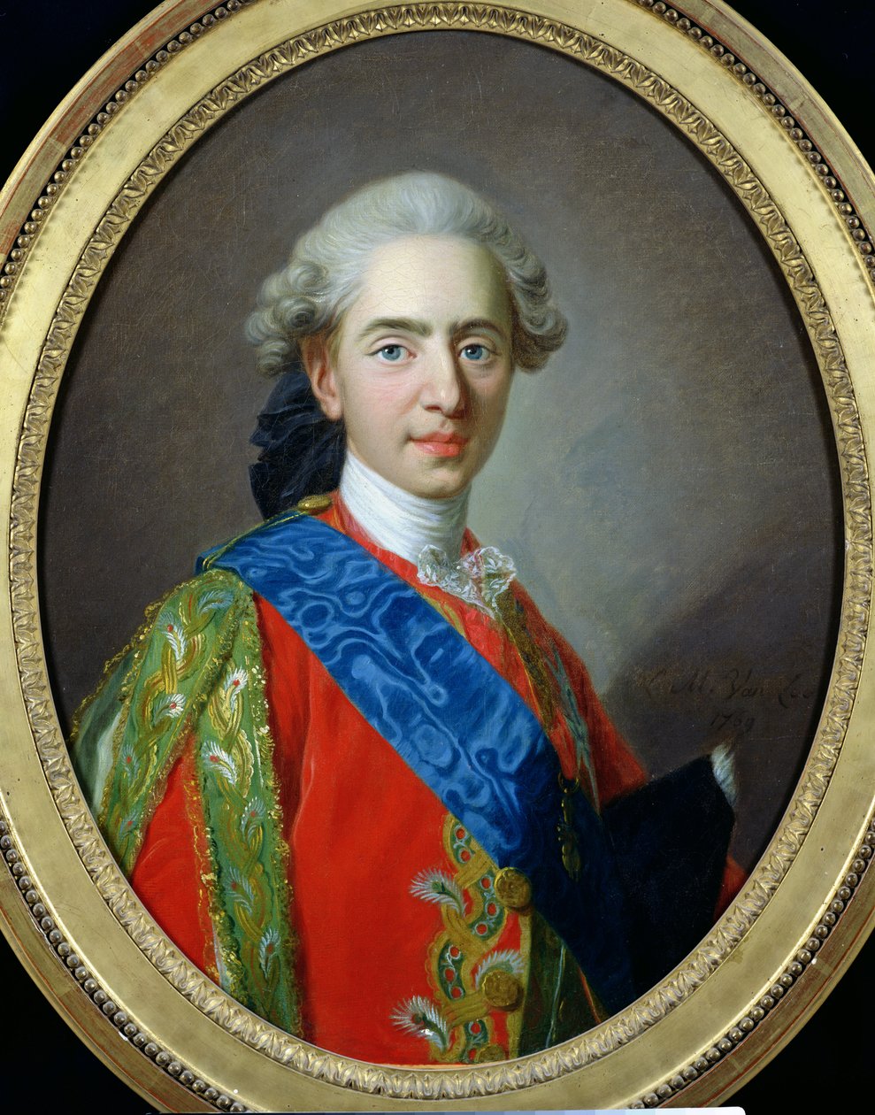 Portrett av Dauphin Louis av Frankrike (1754–93) 15 år gammel, 1769 av Louis Michel van Loo