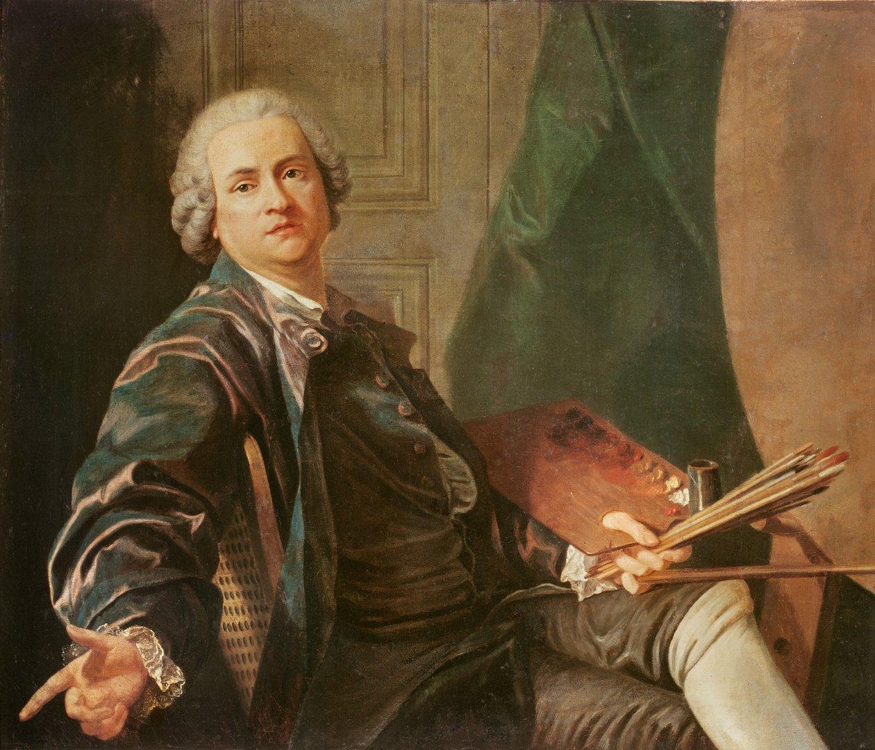 Selvportrett av Louis Michel van Loo