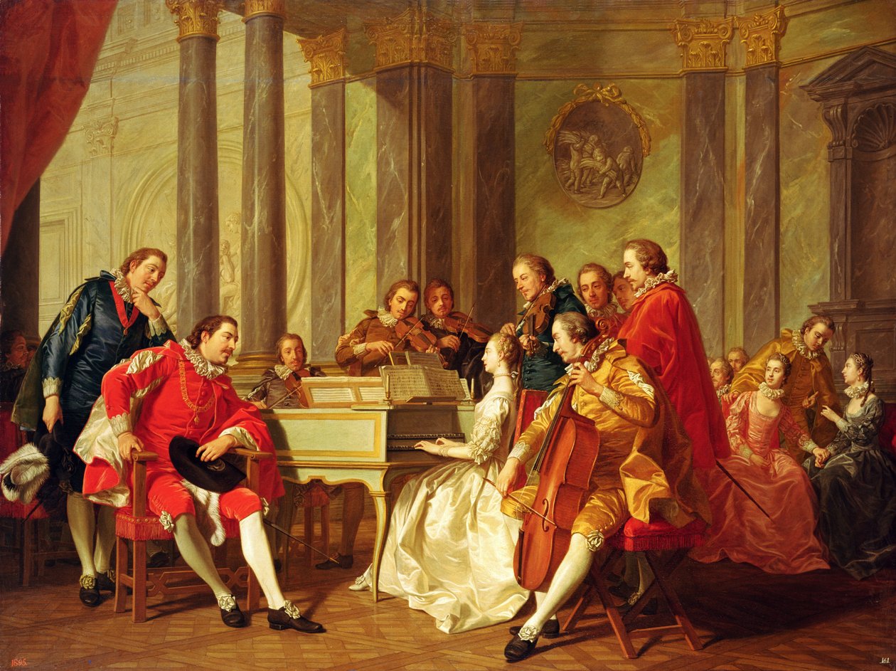 Sekstett, 1768 av Louis Michel van Loo
