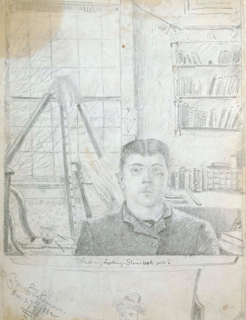 Selvportrett av Louis Michel Eilshemius