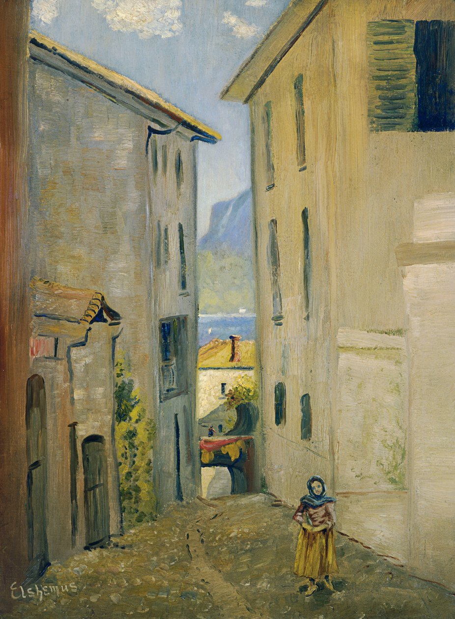Gaten i Lugano av Louis Michel Eilshemius