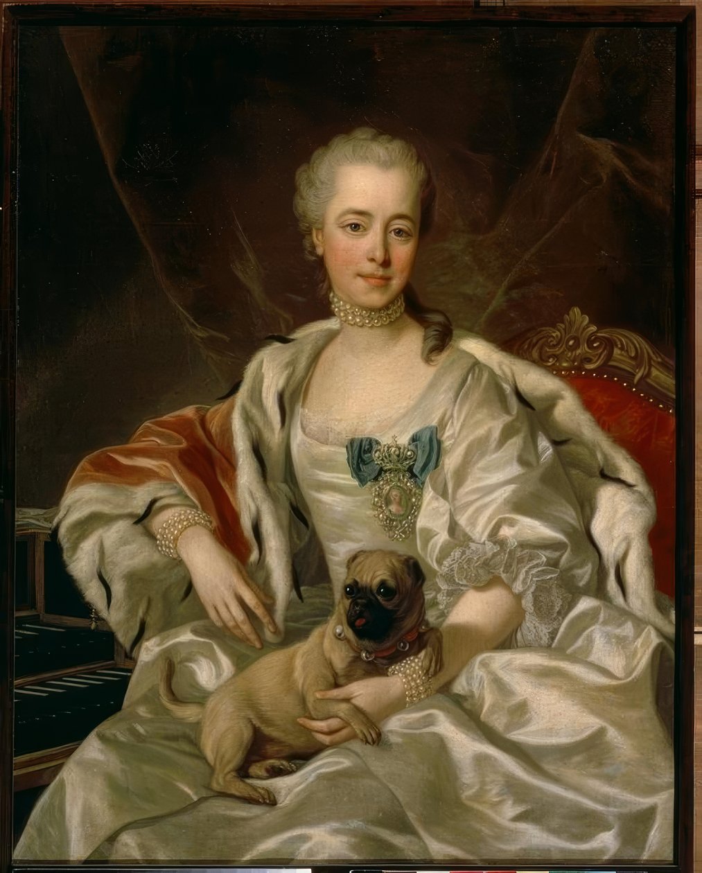 Portrett av prinsesse E.D. Golitsyn av Louis Michel van Loo