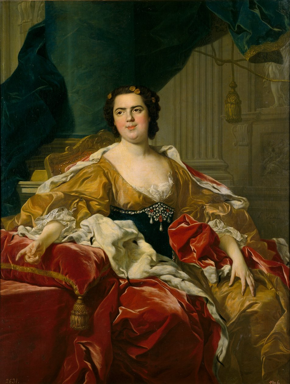 Luisa Isabel de Borbón, kona til Don Felipe de Parma av Louis Michel van Loo