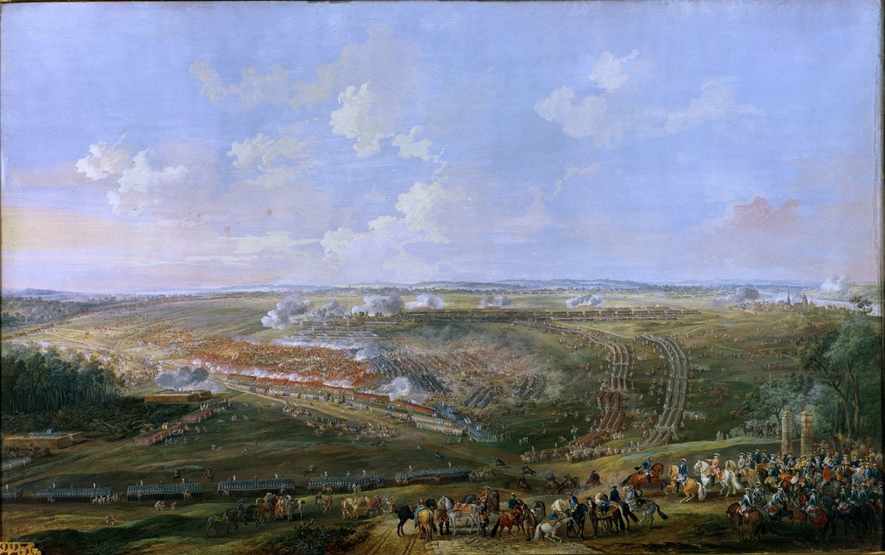 Slaget ved Fontenoy, 11. mai 1745 av Louis Nicolas van Blarenberghe