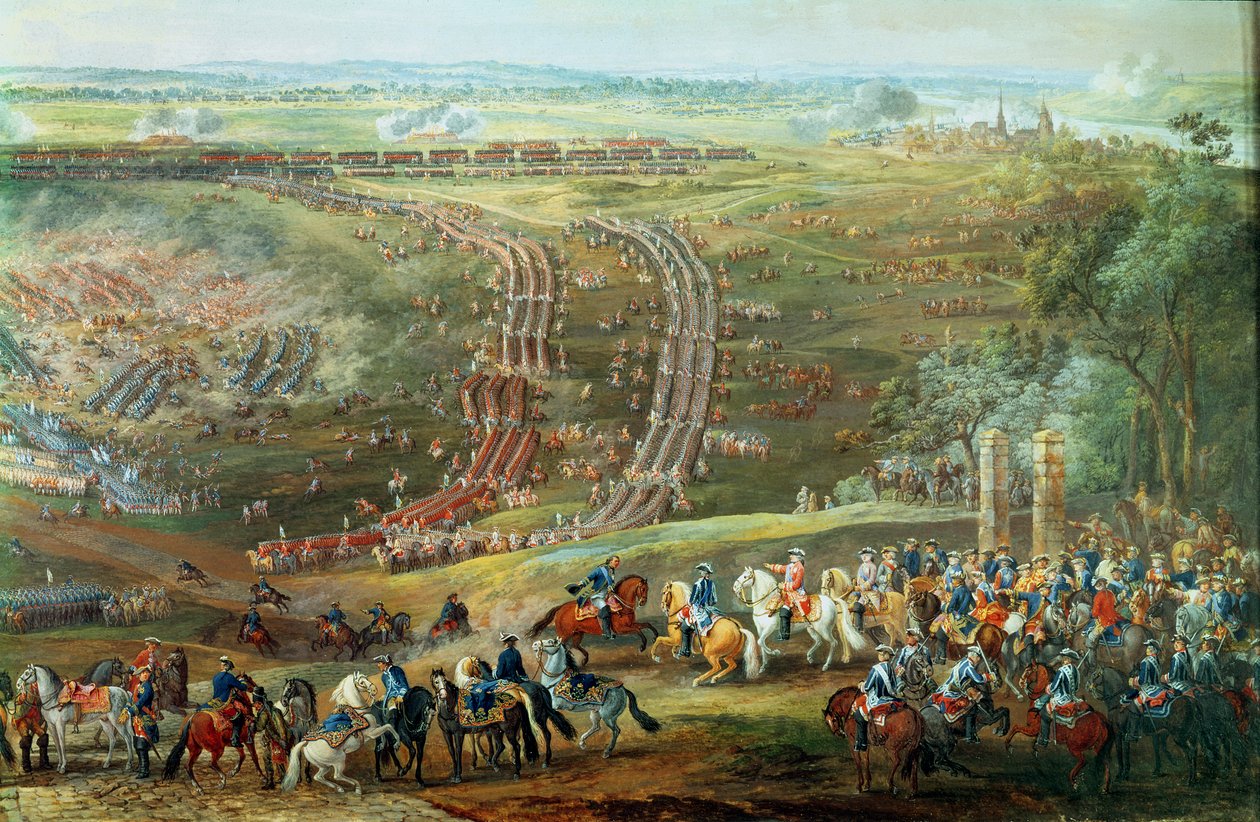 Slaget ved Fontenoy, 11. mai 1745 (detaljer) av Louis Nicolas van Blarenberghe