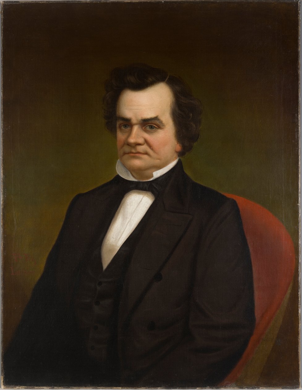 Portrett av Stephen Arnold Douglas, ca. 1855 av Louis O. Lussier