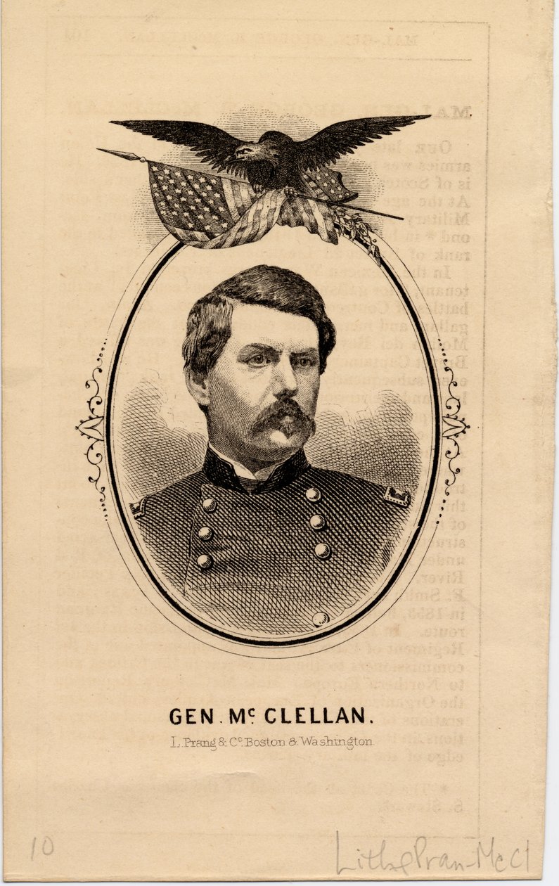 General McClellan av Louis Prang