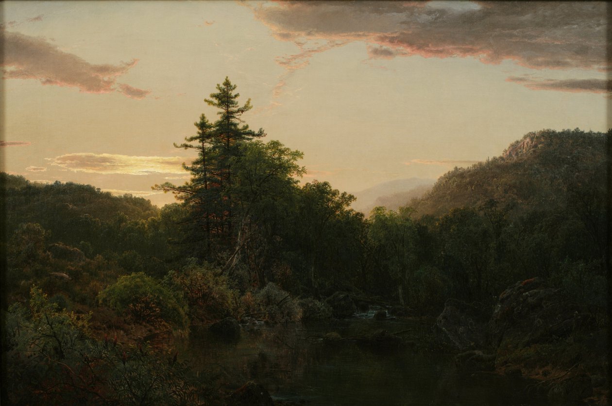 Kilder til Susquehanna, 1857 av Louis Rémy Mignot