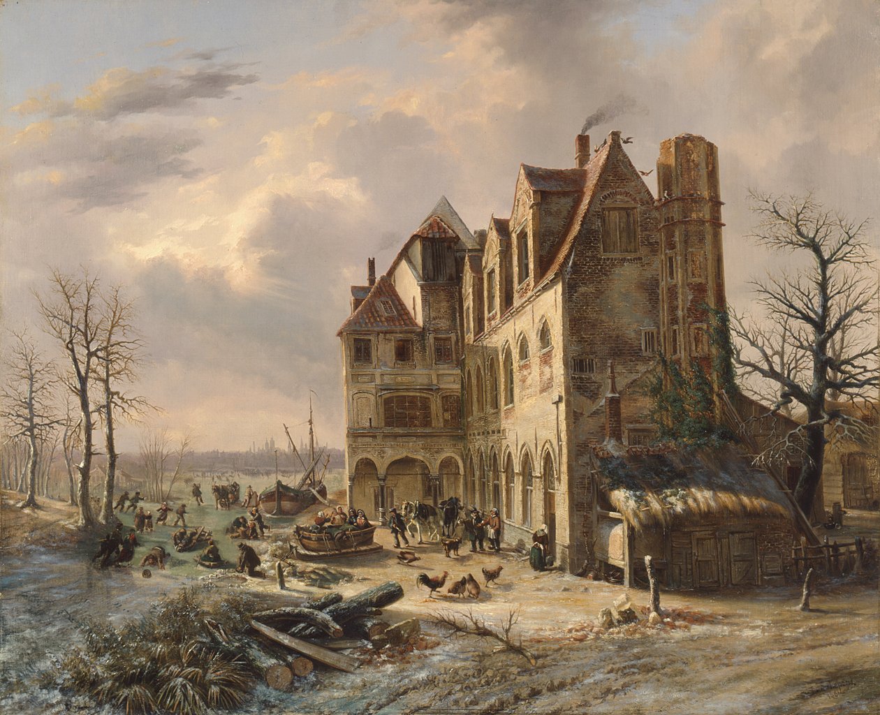 Byttet ved Old Abbey av Louis Schepens