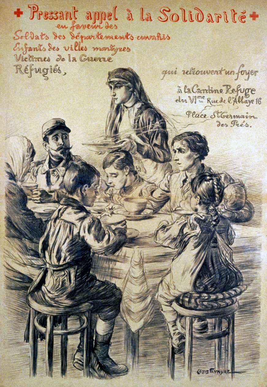 Haster om støtte, 1917 av Louis Tinayre