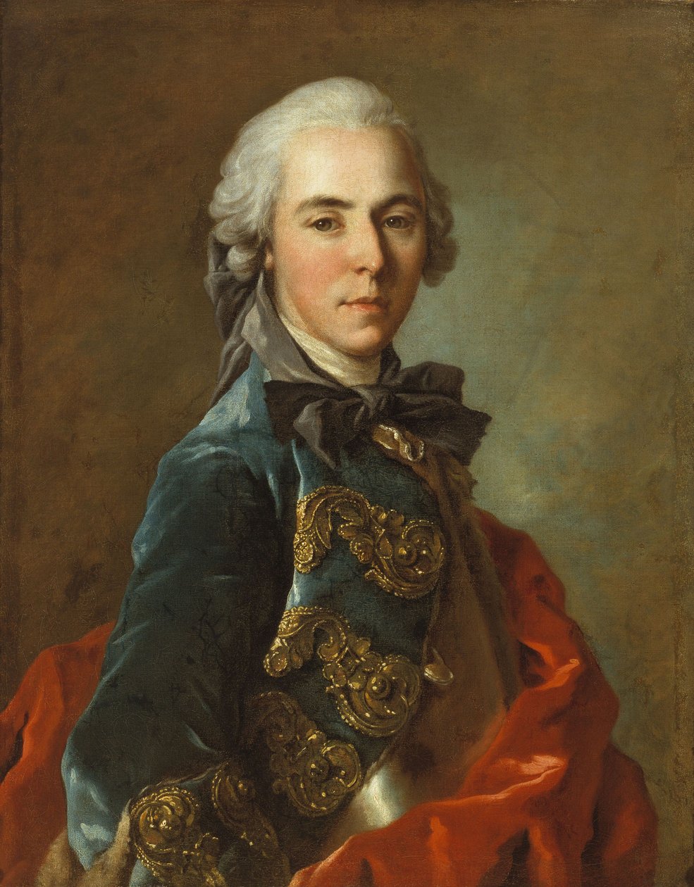 Portrett av en ung offiser av Louis Tocqué
