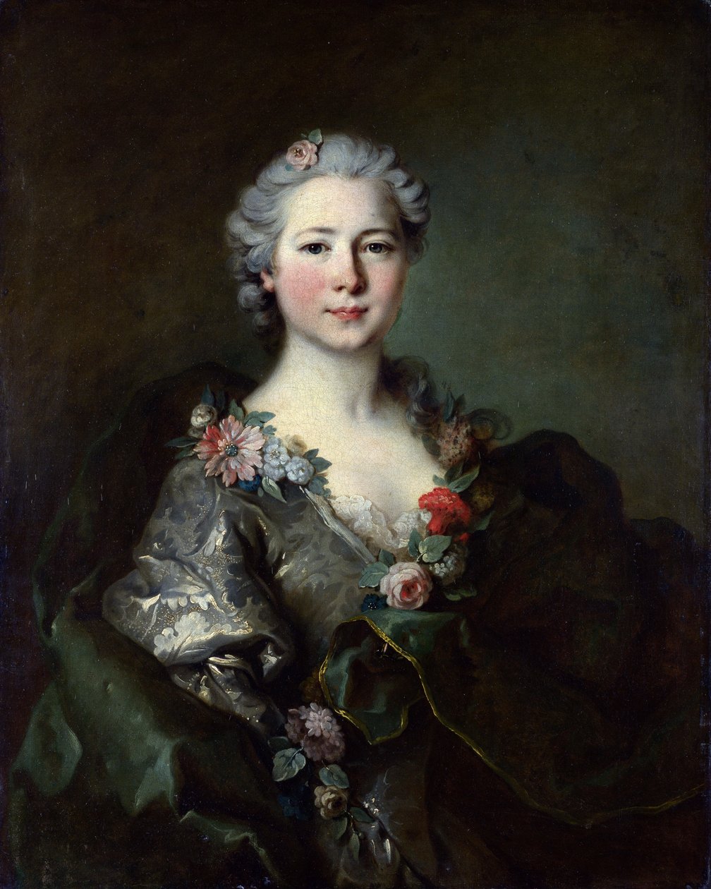 Sannsynligvis portrett av Mademoiselle de Coislin av Louis Tocqué