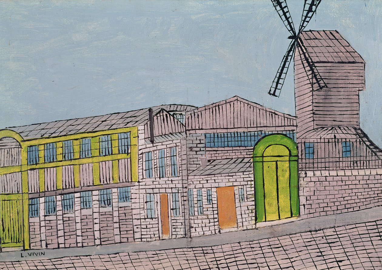 Moulin de la Galette, 1926 av Louis Vivin