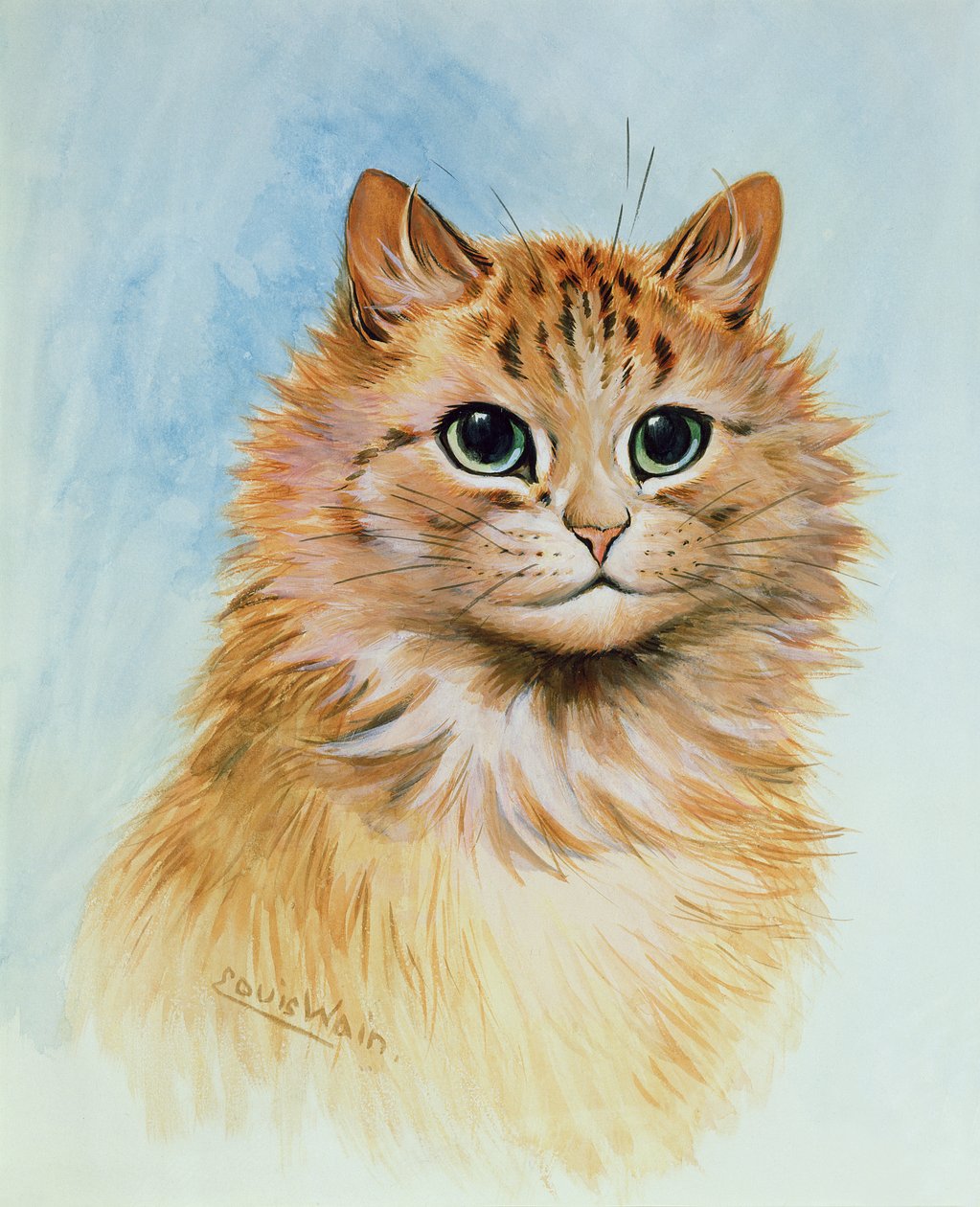 Ingefær Tom av Louis Wain