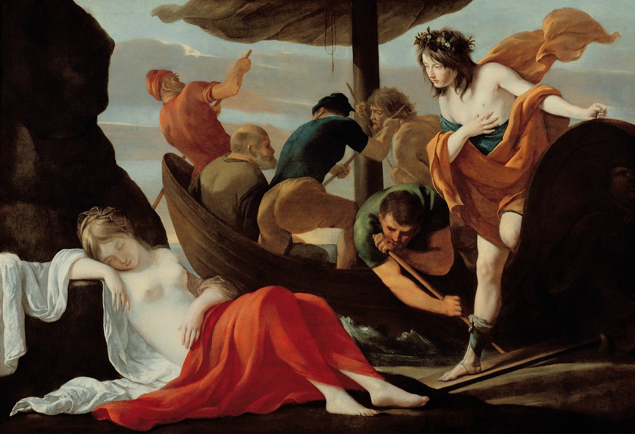 Bacchus oppdager Ariadne på Naxos av Louis le Nain