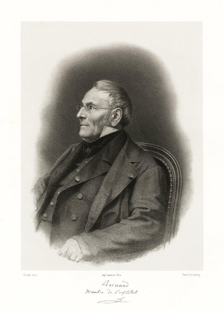 Joseph Toussaint Reinaud, 1865-66 av Louis Eugene Pirodon