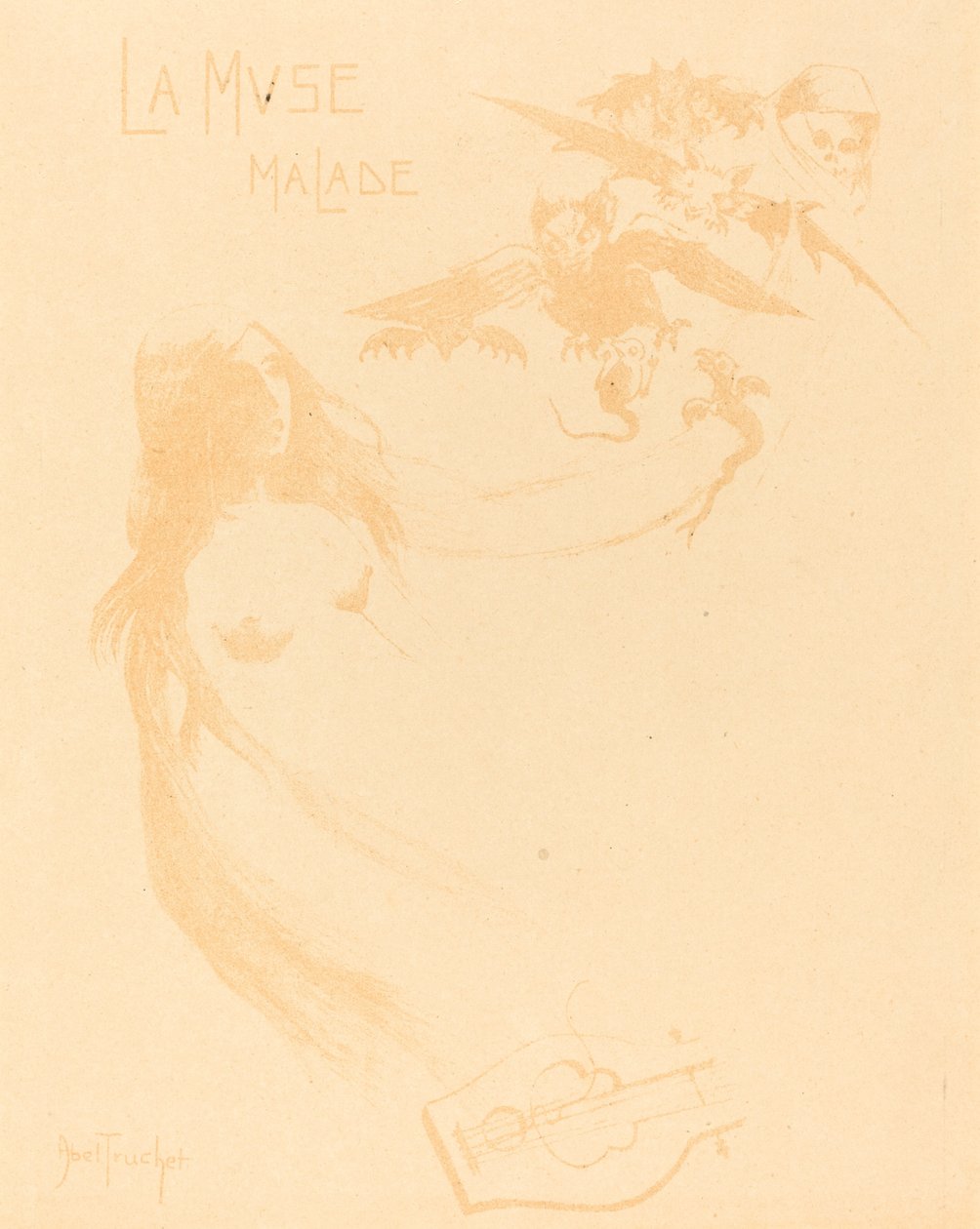Den syke musen, ca. 1900. av Louis Abel Truchet