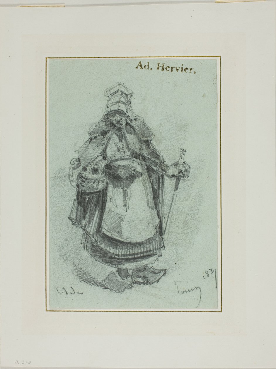 Bondekvinne av Louis Adolphe Hervier