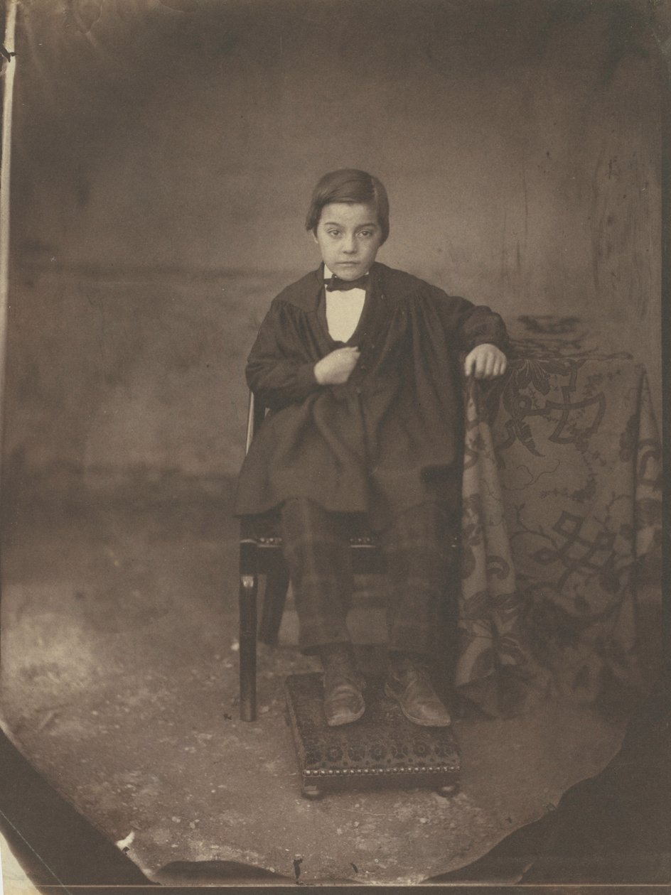 Portrett av en ung gutt av Louis Adolphe Humbert de Molard