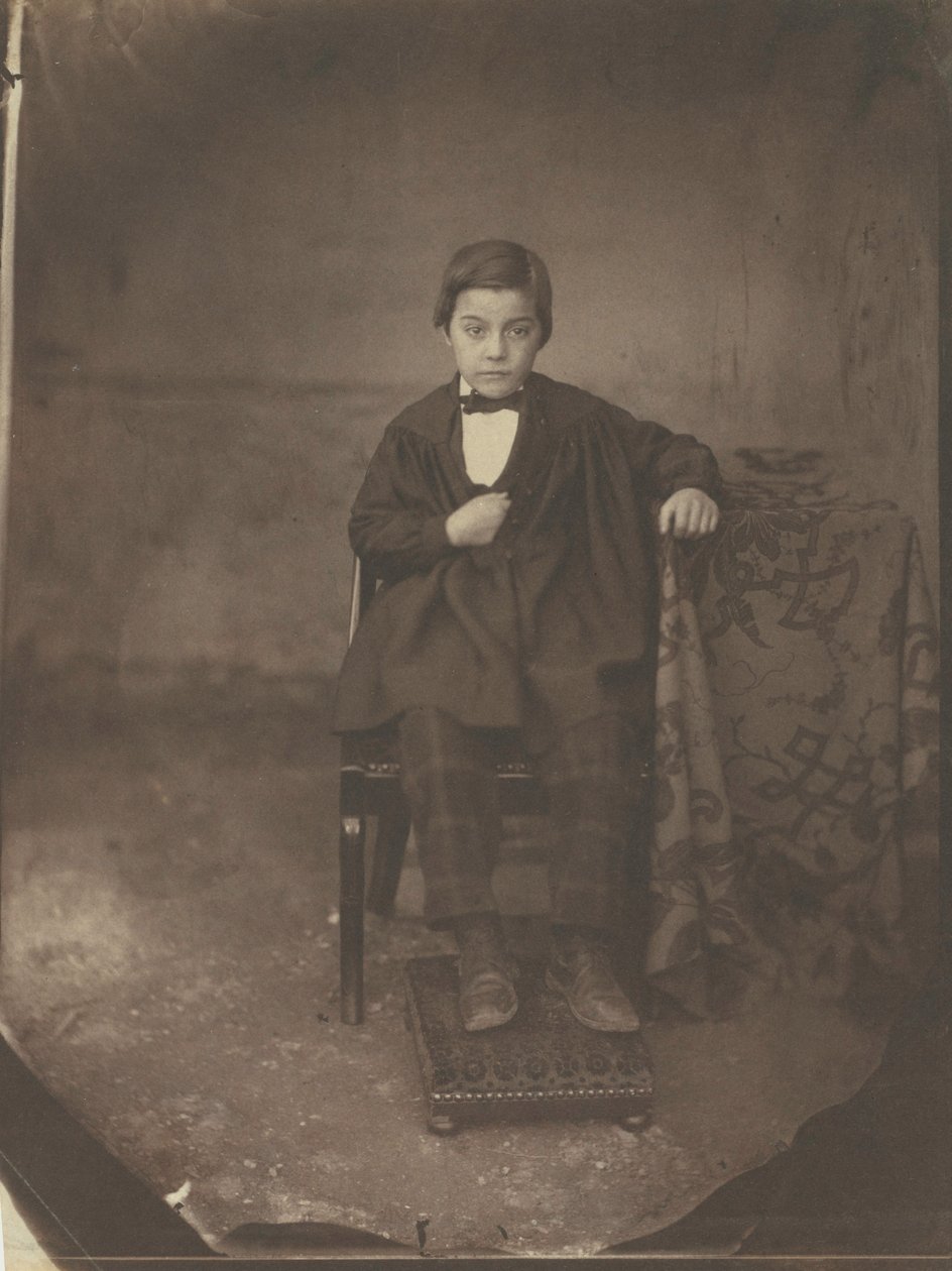 Portrett av en ung gutt, ca. 1848. av Louis Adolphe Humbert de Molard