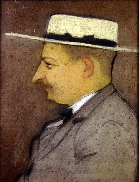 Doktor Henri Bourges, ca. 1890 (pastell) av Louis Anquetin
