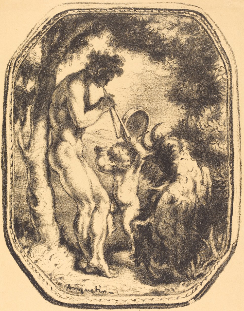 Talion, La Cage, De som blir igjen, Fortune, 1898. av Louis Anquetin