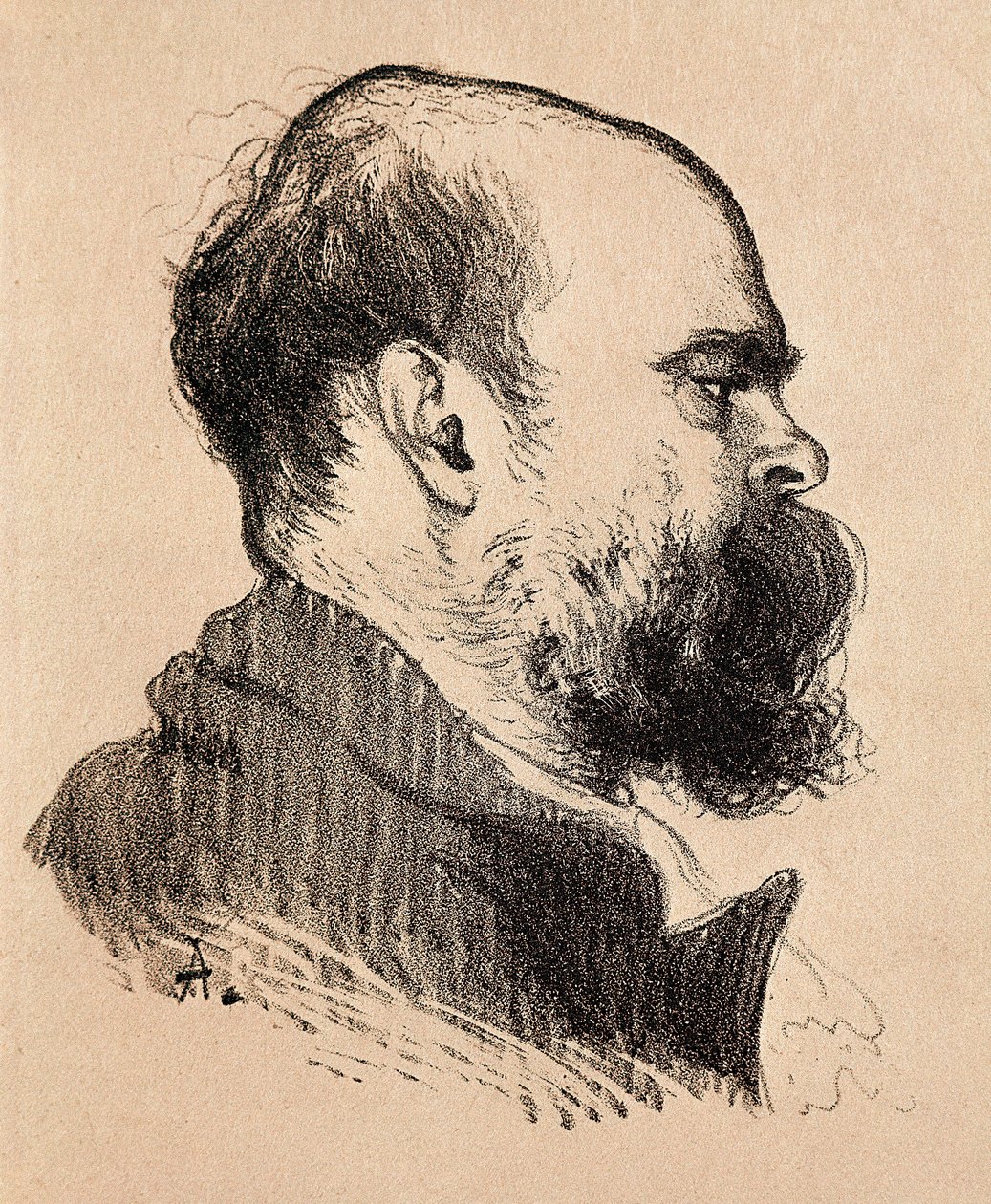 Portrett av Paul Verlaine av Louis Anquetin