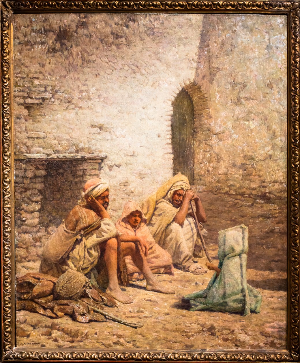 Resten (olje på lerret) av Louis Auguste Girardot