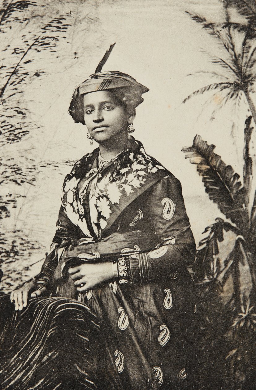 MARTINIQUE - Type og kreolsk kostyme, ca. 1920. av Louis Bauer