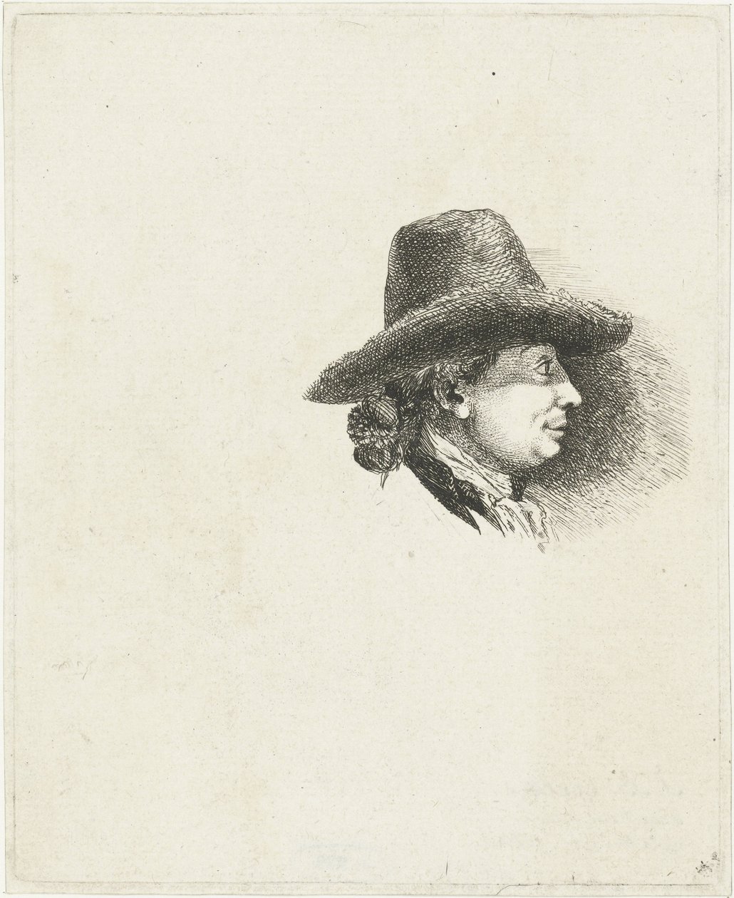 Studieark med portretter av Louis Bernard Coclers og hans familie av Louis Bernard Coclers