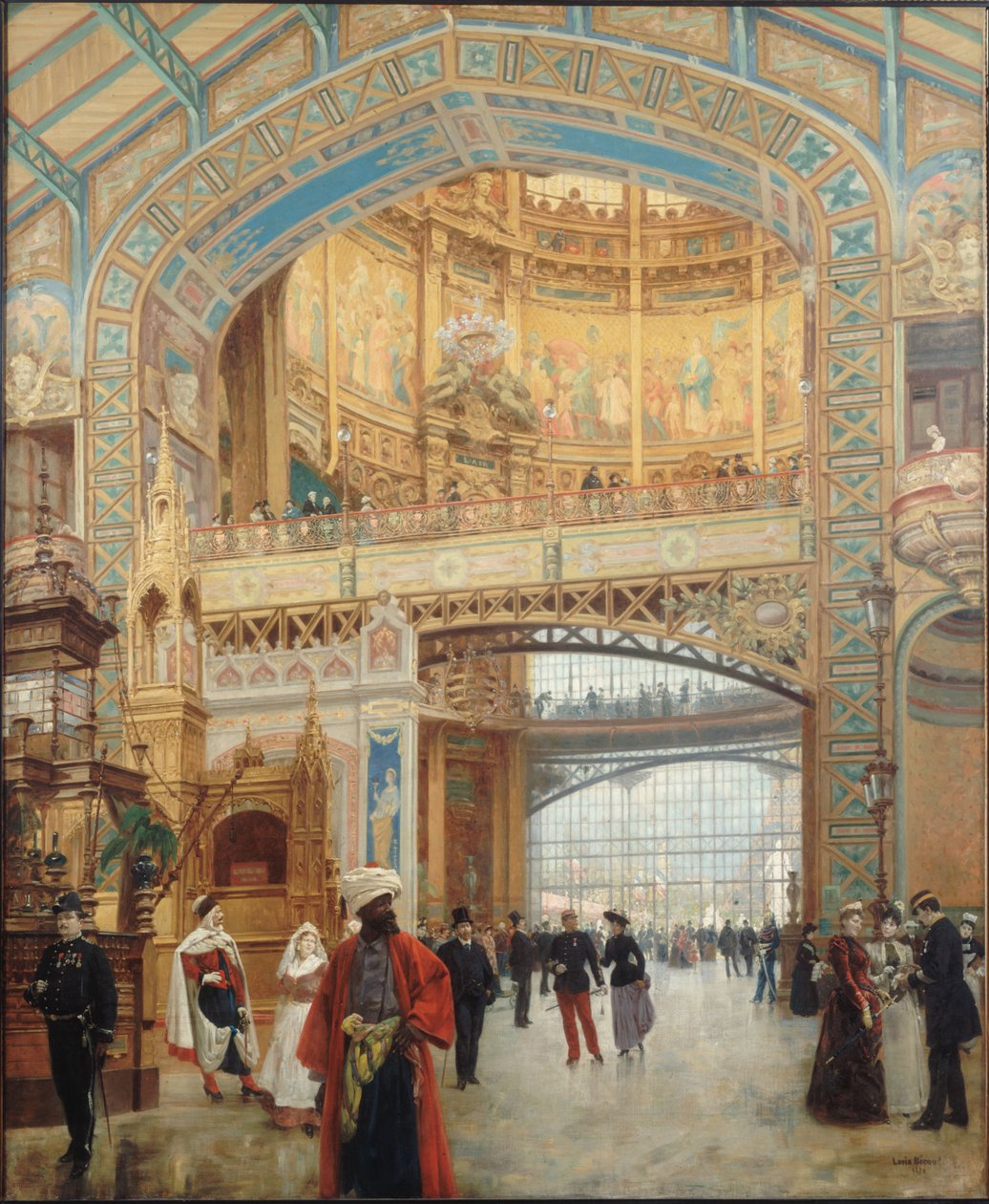 Galerie des machines på verdensutstillingen i Paris 1889, 1890. av Louis Beroud